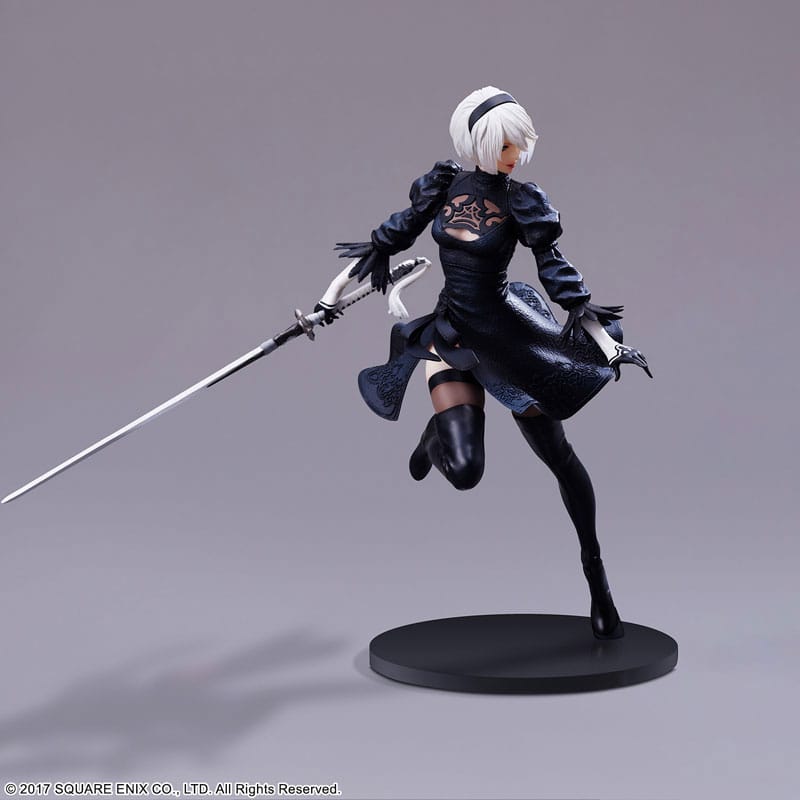 NieR:Automata FORM-ISM PVC Statue YoRHa Android 2B (YoRHa No.2 Type B) No Goggles Ver. 18 cm - Afbeelding 5