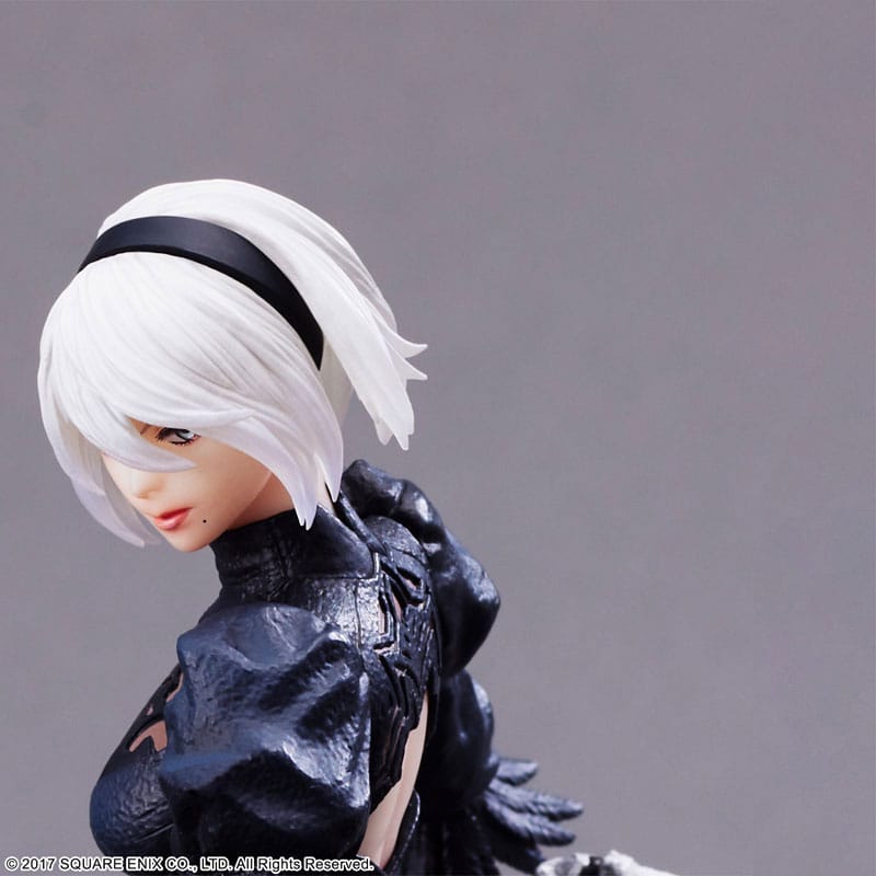 NieR:Automata FORM-ISM PVC Statue YoRHa Android 2B (YoRHa No.2 Type B) No Goggles Ver. 18 cm - Afbeelding 7