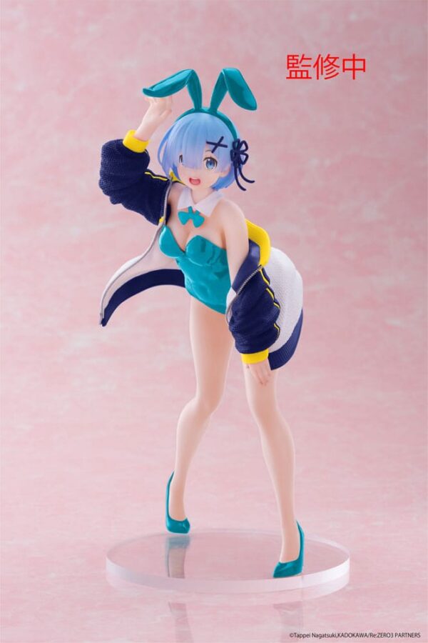 Re:Zero Starting Life in Another World Coreful PVC Statue Rem (Jacket Bunny Ver.) Renewal 18 cm