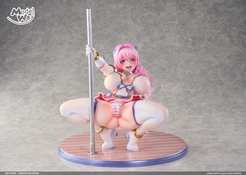 Pet angel cheerly pink PVC Statue 1/4 Momoka Sakuraba 31 cm - Afbeelding 5