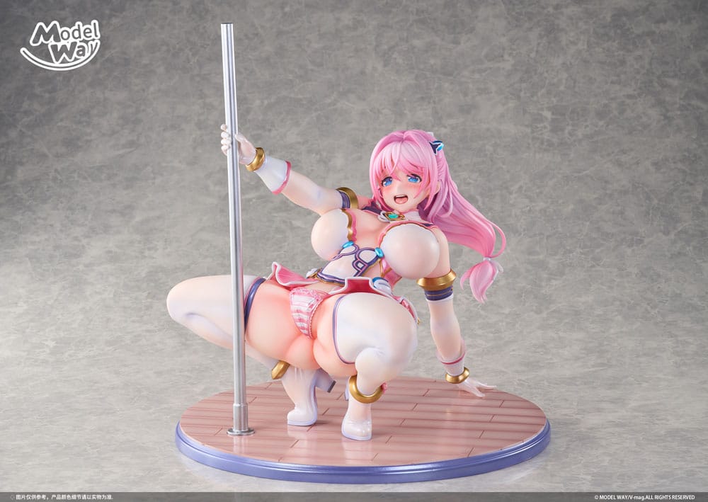 Pet angel cheerly pink PVC Statue 1/4 Momoka Sakuraba 31 cm - Afbeelding 6