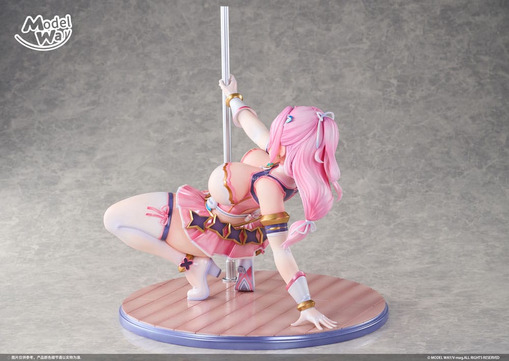 Pet angel cheerly pink PVC Statue 1/4 Momoka Sakuraba 31 cm - Afbeelding 9