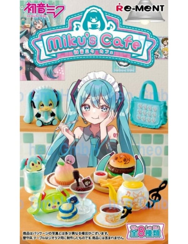 Hatsune Miku Re-Ment Figure Miku's Cafe Collection