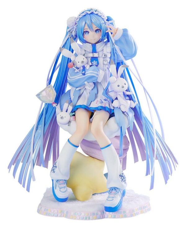Character Vocal Series 01: Hatsune Miku PVC Statue 1/7 Snow Miku: Yukiiro Pop Ver. 24 cm