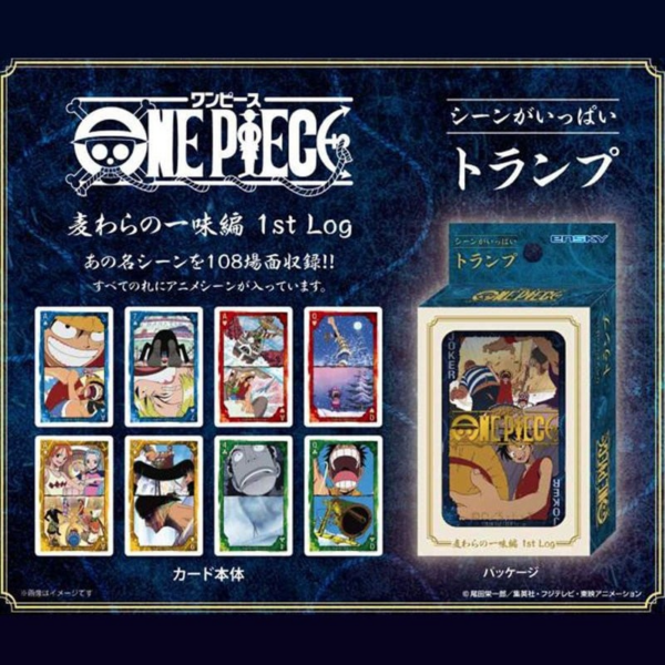 One Piece Playing Cards Straw Hat Pirates 1st Log Edition