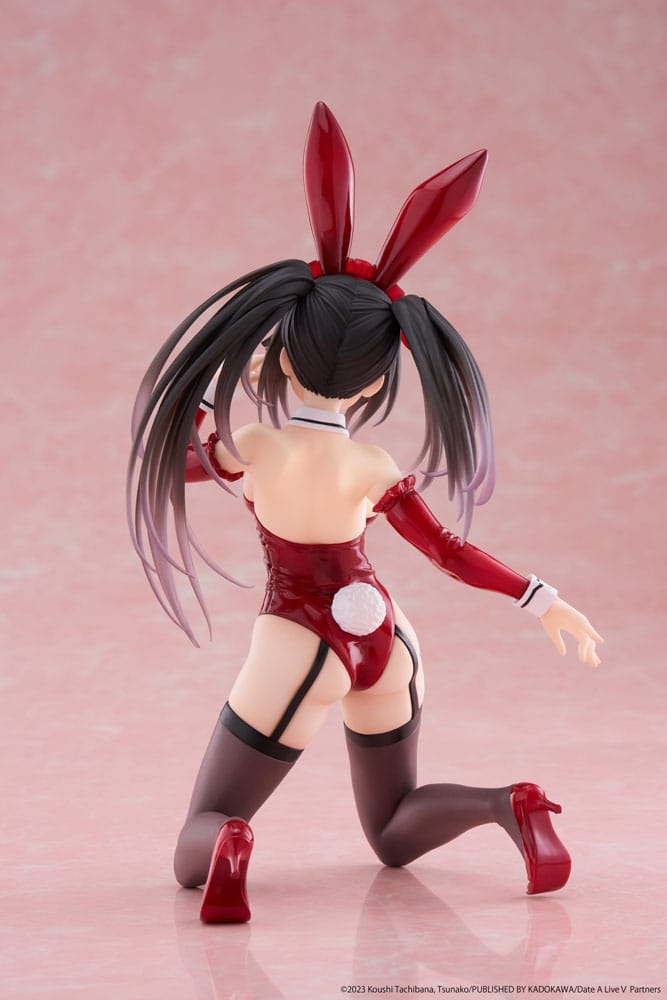 Date A Live V PVC Statue Desktop Cute Figure Kurumi Tokisaki Bunny Ver. 13 cm - Afbeelding 5