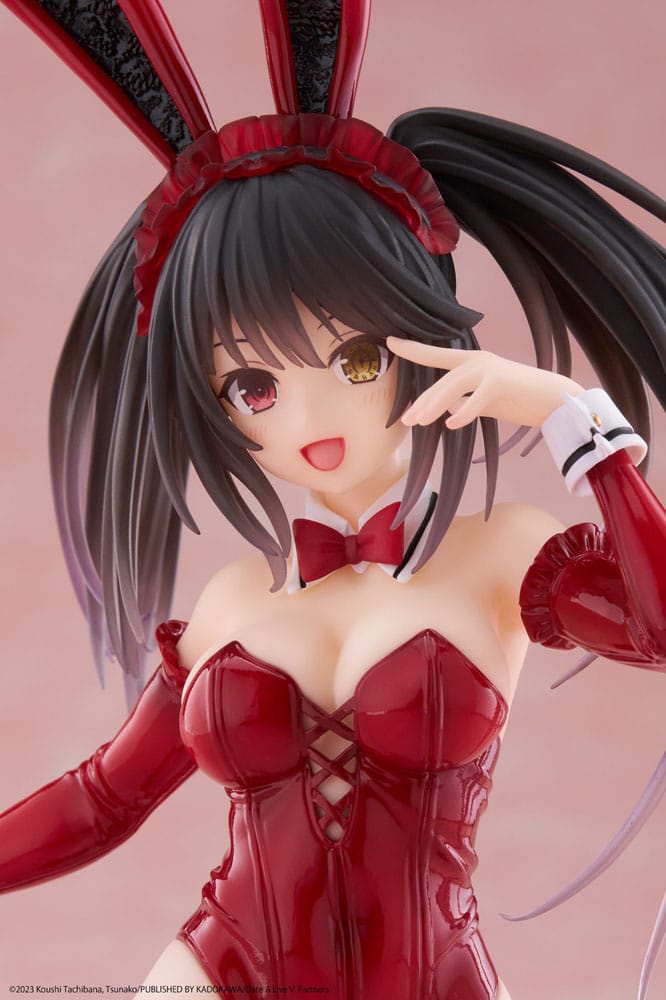 Date A Live V PVC Statue Desktop Cute Figure Kurumi Tokisaki Bunny Ver. 13 cm - Afbeelding 8