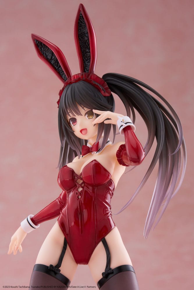 Date A Live V PVC Statue Desktop Cute Figure Kurumi Tokisaki Bunny Ver. 13 cm - Afbeelding 10