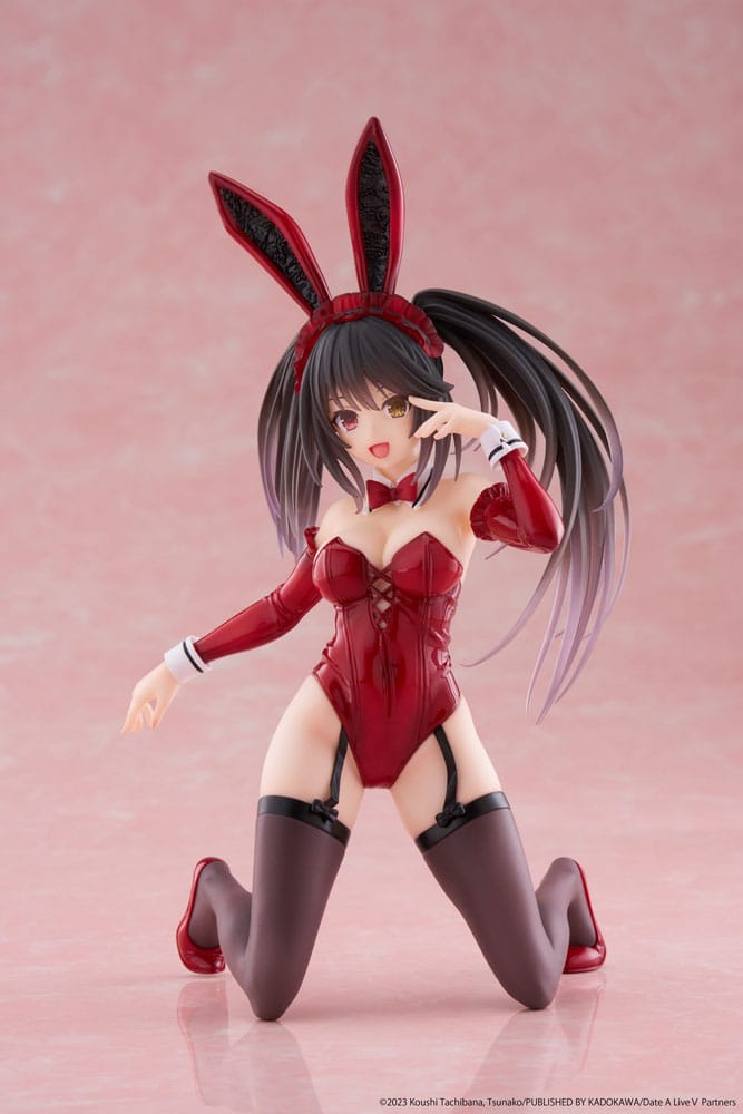 Date A Live V PVC Statue Desktop Cute Figure Kurumi Tokisaki Bunny Ver. 13 cm - Afbeelding 12