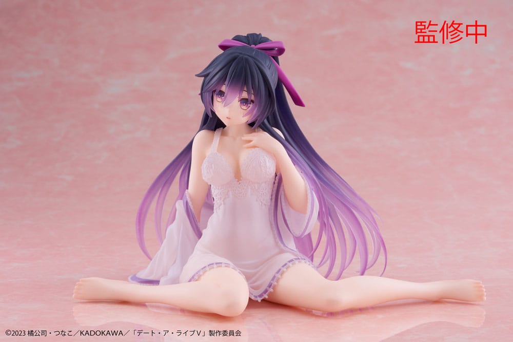 Date A Live V PVC Statue Desktop Cute Figure Tohka Yatogami Nightwear Ver. 13 cm - Afbeelding 6