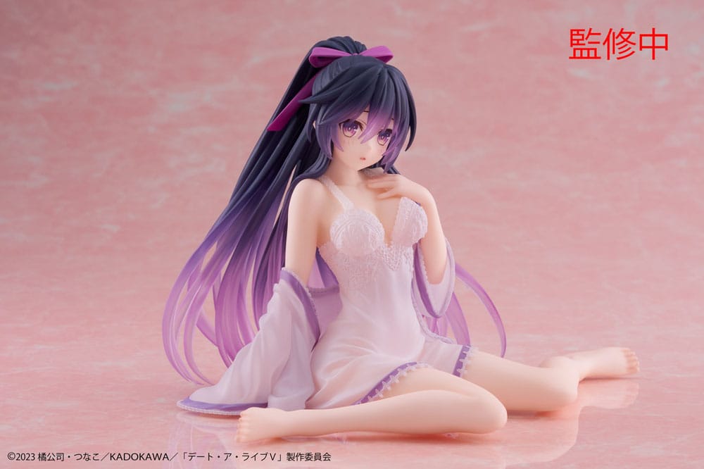 Date A Live V PVC Statue Desktop Cute Figure Tohka Yatogami Nightwear Ver. 13 cm - Afbeelding 9