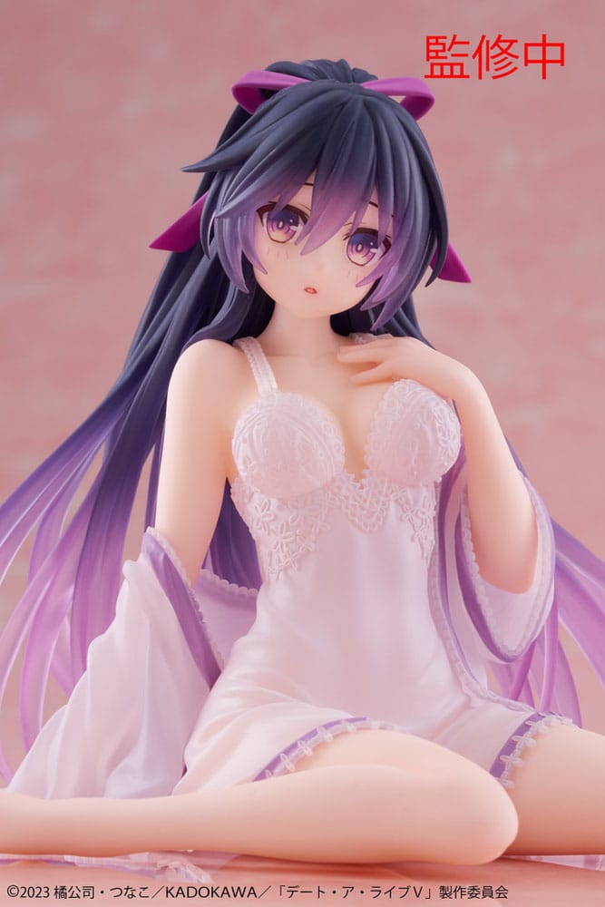 Date A Live V PVC Statue Desktop Cute Figure Tohka Yatogami Nightwear Ver. 13 cm - Afbeelding 11