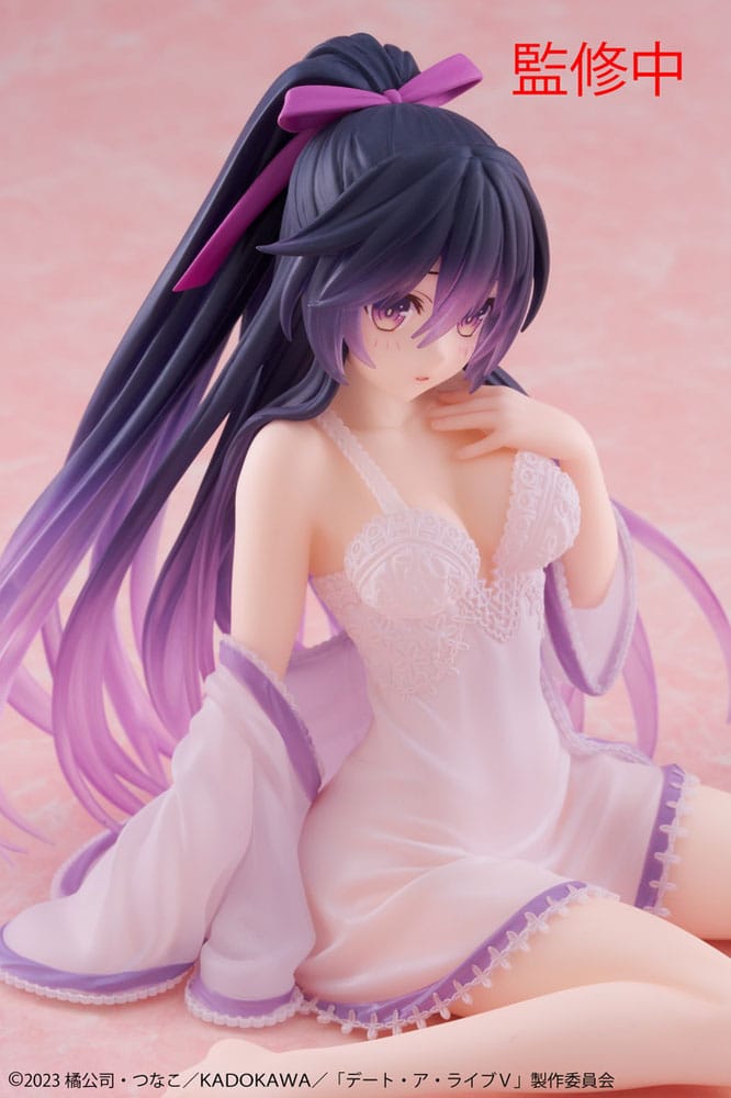 Date A Live V PVC Statue Desktop Cute Figure Tohka Yatogami Nightwear Ver. 13 cm - Afbeelding 12