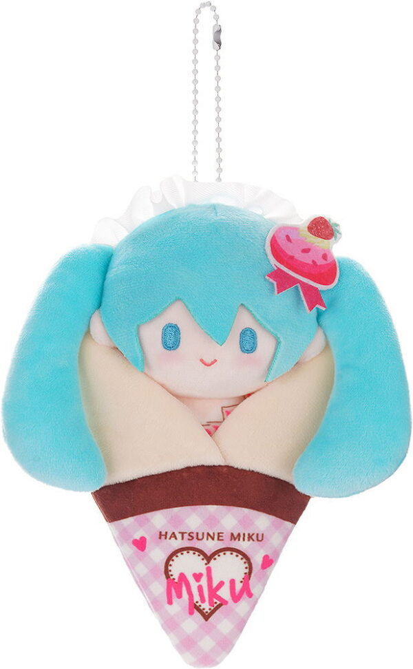 Character Vocal Series 01 Hatsune Miku Crepe Mascot Keychain B