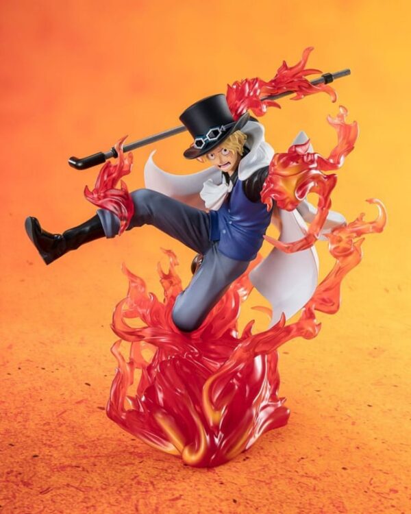 One Piece Figuarts ZERO Extra Battle PVC Figure Sabo Fire Fist Rook Check 19 cm