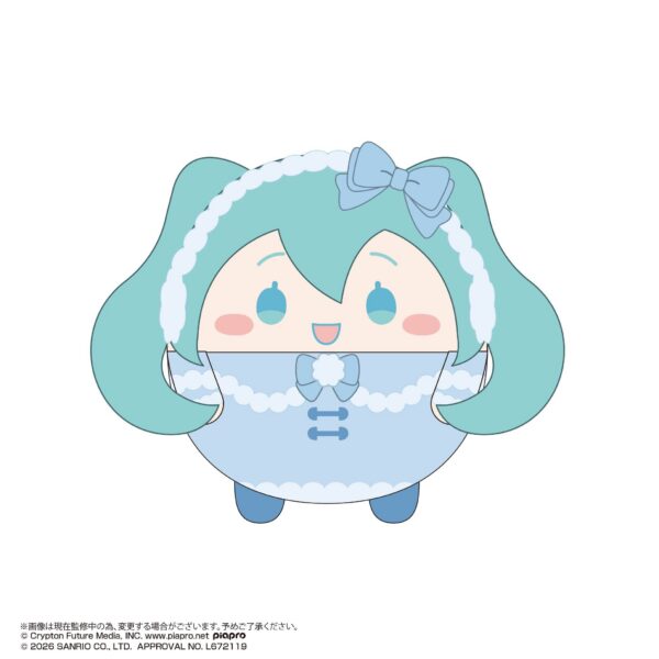 Hatsune Miku x Cinnamoroll Fuwakororin 4 (1 piece) 9 cm