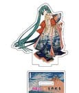 Hatsune Miku x Katsushika Hokusai iXima Die-Cut Acrylic Stand Fine Wind, Clear Morning 10 cm (5)