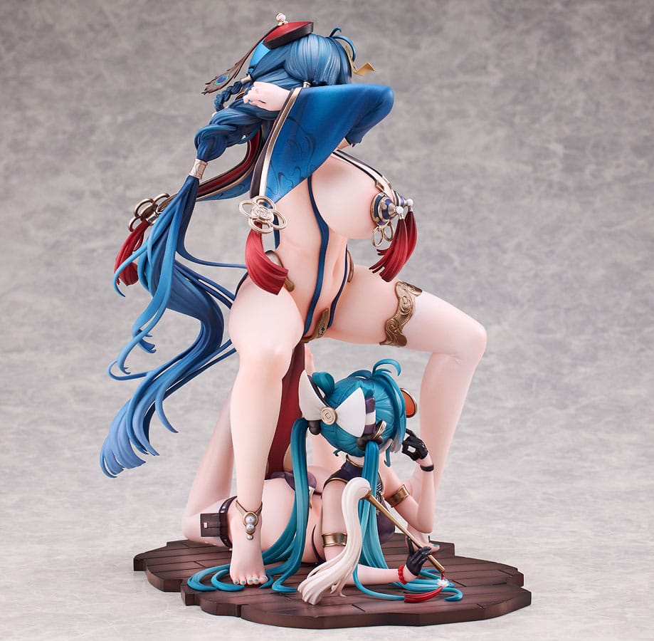 Kyonshi Brothel Statues 2-Pack 1/6 Sakuya Todo & Iori Todo - Afbeelding 3