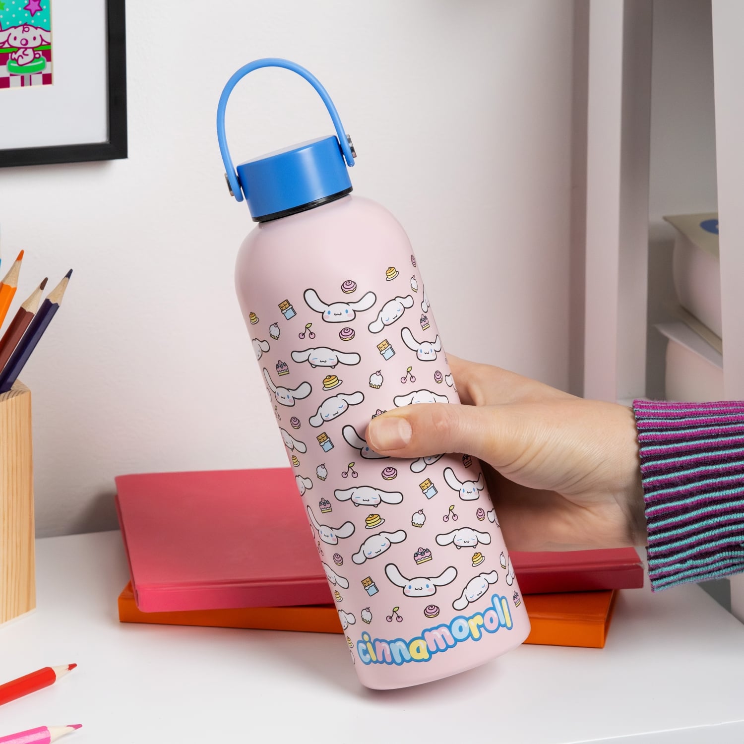 SANRIO - Cinnamoroll - Metal Water Bottle 500ml