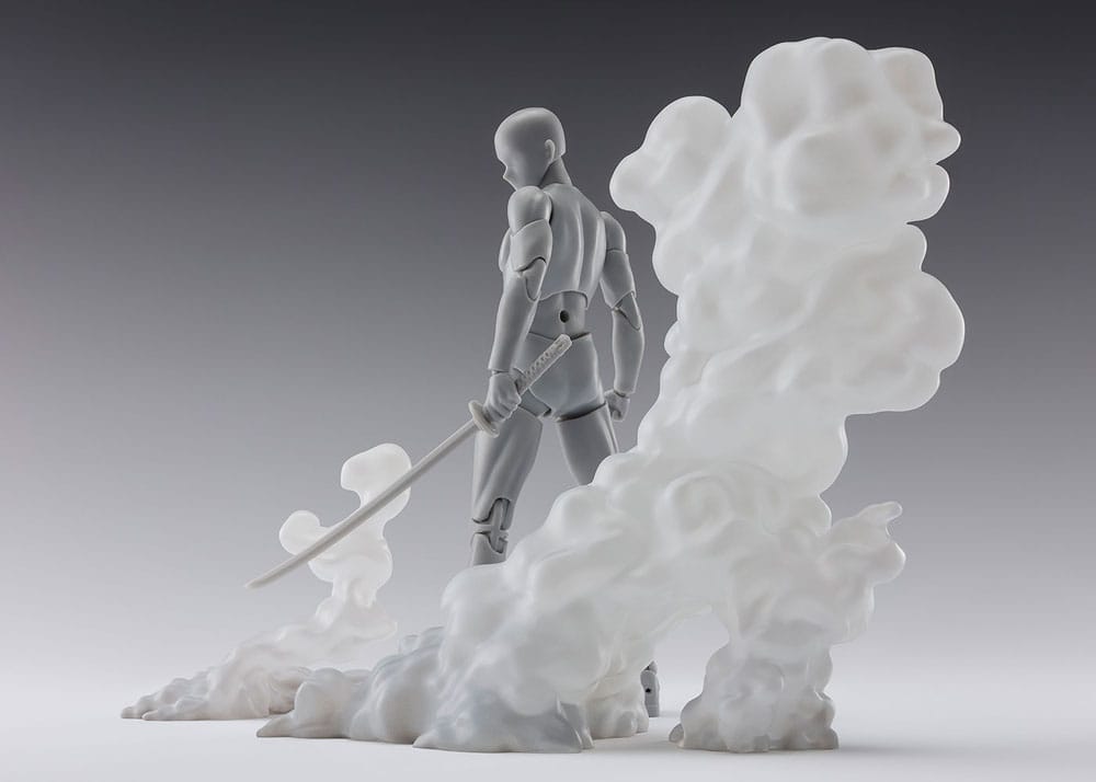 Tamashii Effect Action Figure Accessory Smoke White Version for S.H.Figuarts - Afbeelding 2