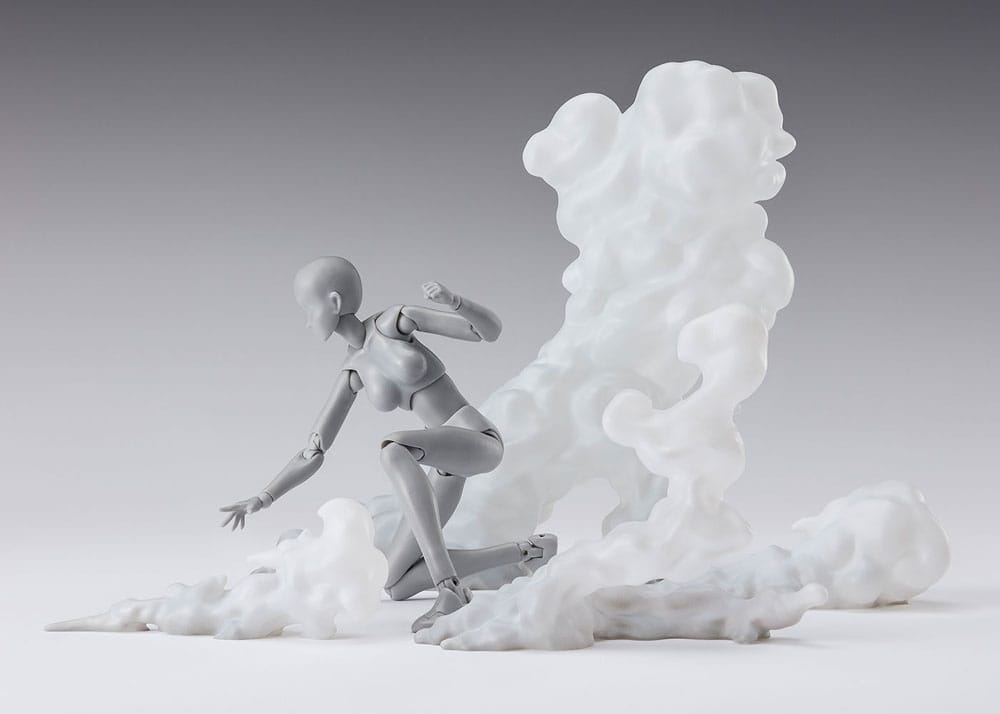 Tamashii Effect Action Figure Accessory Smoke White Version for S.H.Figuarts - Afbeelding 3