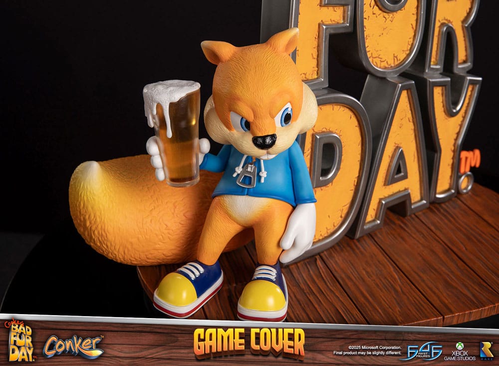 Conker´s Bad Fur Day Statue Game Cover Exclusive Edition 45 cm - Afbeelding 13