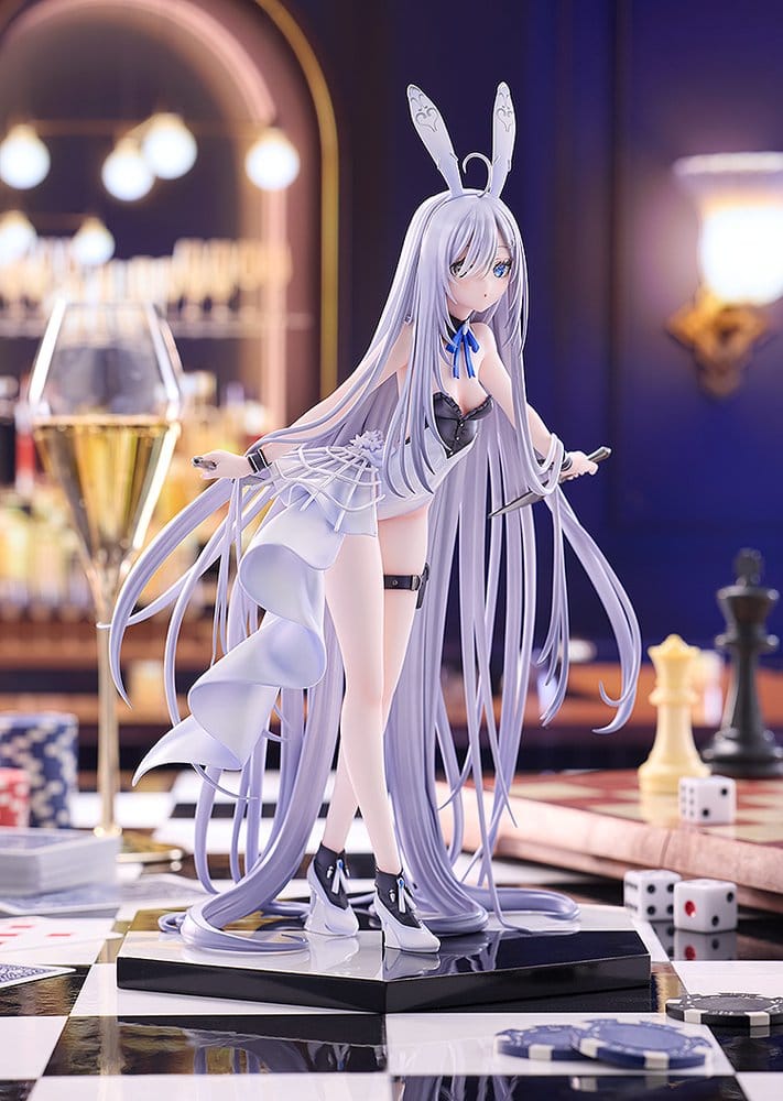 Playing Death Games to Put Food on the Table Wolf PVC Statue 1/7 Light Novel: Yuki Bunny Dress Ver. 25 cm - Afbeelding 2
