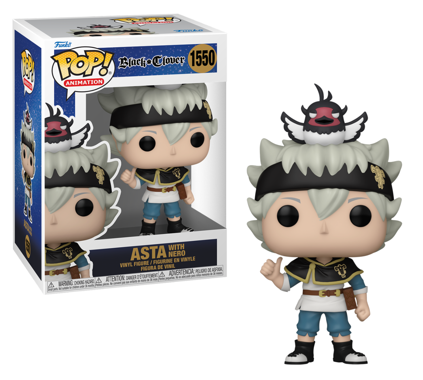 BLACK CLOVER - POP Animation N° 1550 - Asta with Nero