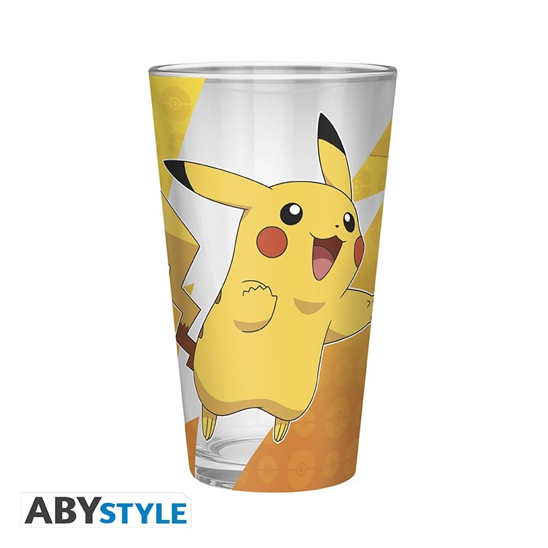POKEMON Large Glass Premium Pikachu foil