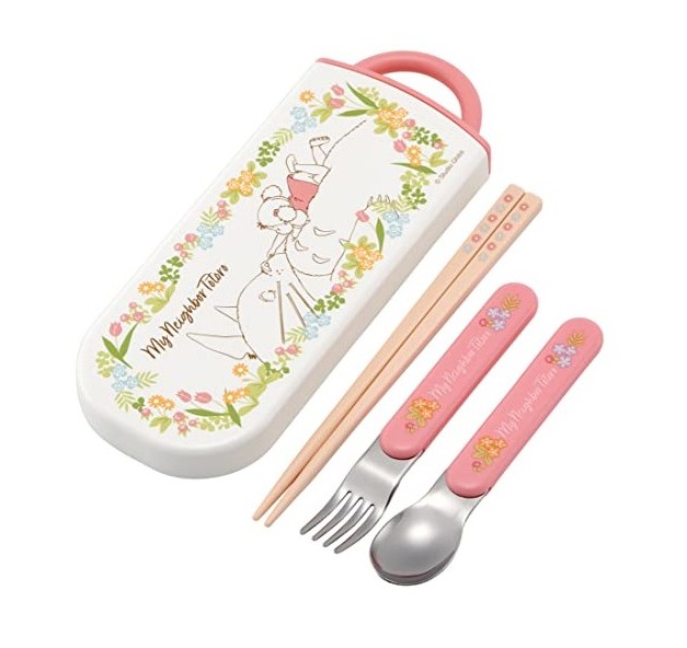 My Neighbor Totoro Chopsticks & Spoon & Fork Set Mei & Totoro