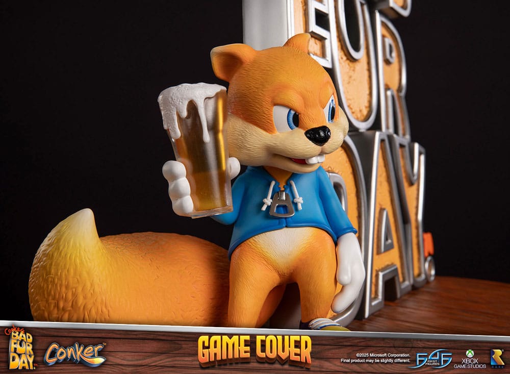 Conker´s Bad Fur Day Statue Game Cover Exclusive Edition 45 cm - Afbeelding 12