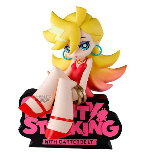New Panty & Stocking with Garterbelt Monitor Top Figz PVC Figure Panty 12 cm