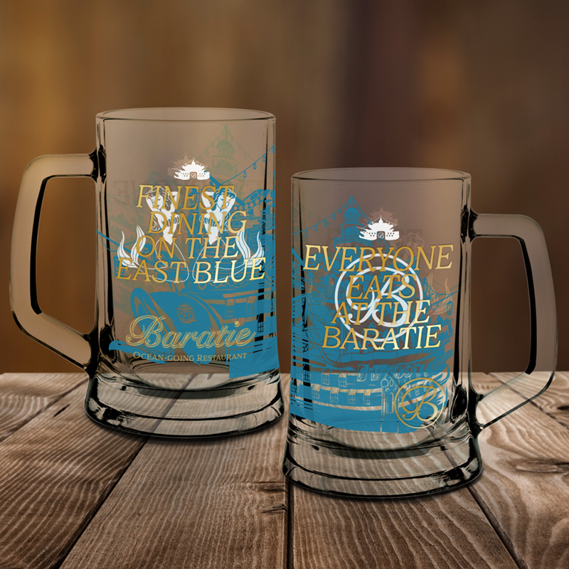 One Piece Beer Pint Glass (Tankard)