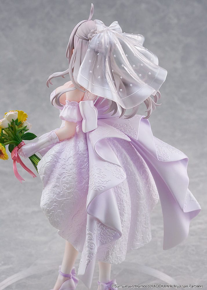 Alya Sometimes Hides Her Feelings in Russian Statue 1/7 Alisa Mikhailovna Kujou Wedding Dress Ver. 24 cm - Afbeelding 11