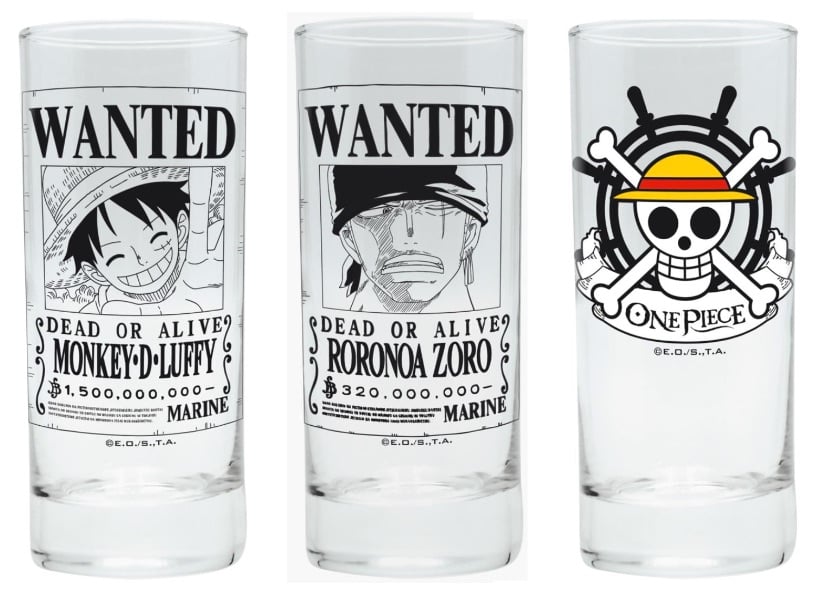 ONE PIECE 3 Glass Set