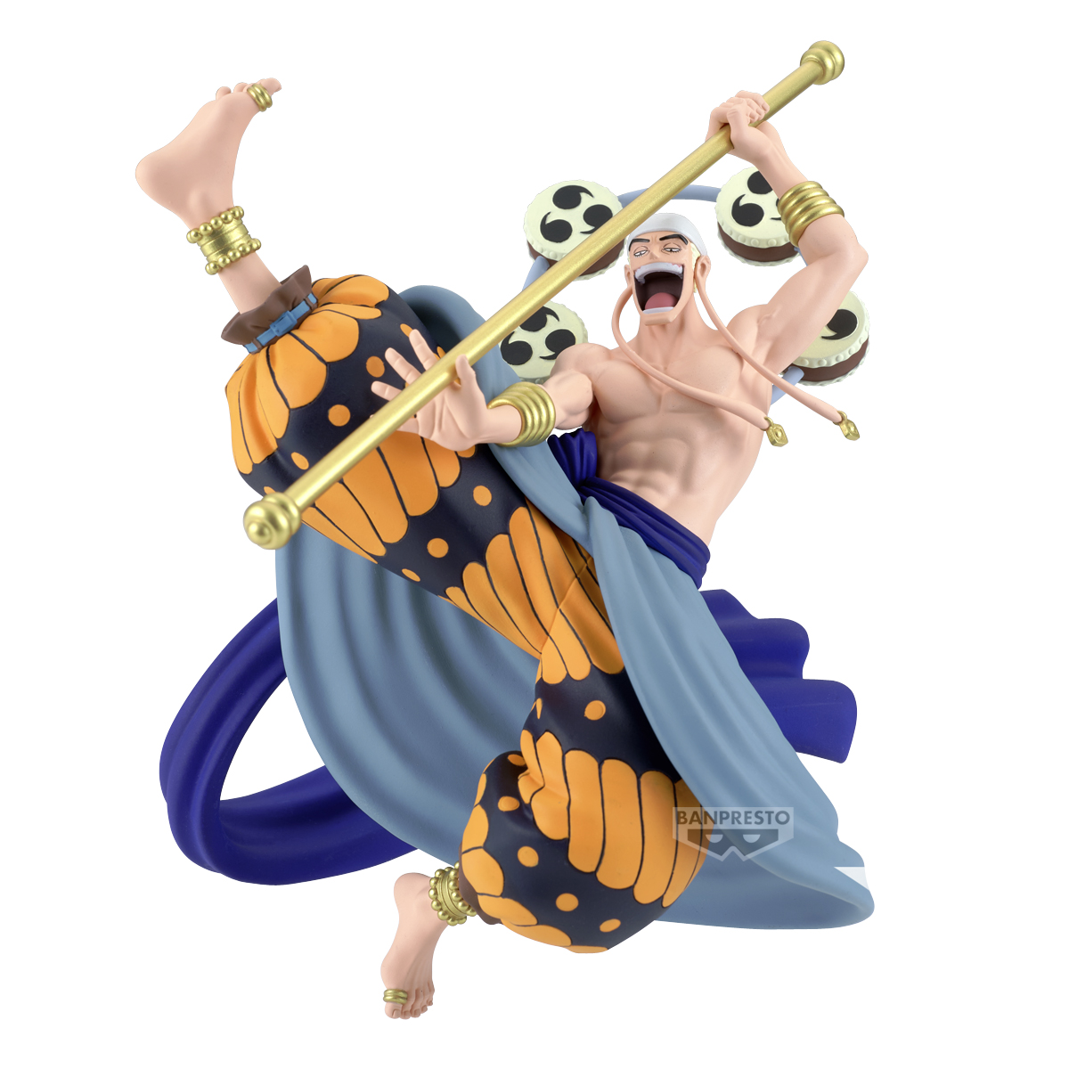 One Piece Cross Posing PVC Figure Enel 22 cm