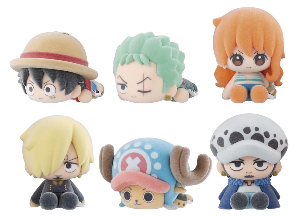 One Piece Nuippo Blind Box Mini Figures 6 cm Display (6)
