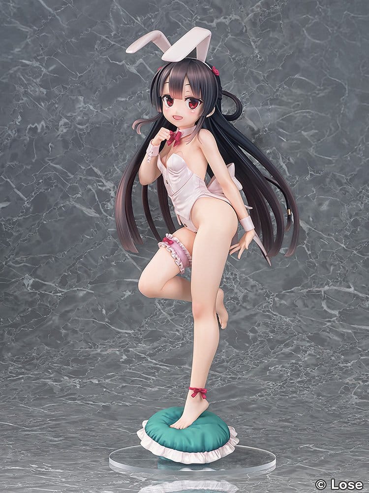 Maitetsu Last Run!! Statue 1/3 Hachiroku: White Bunny Ver. 40 cm - Afbeelding 2