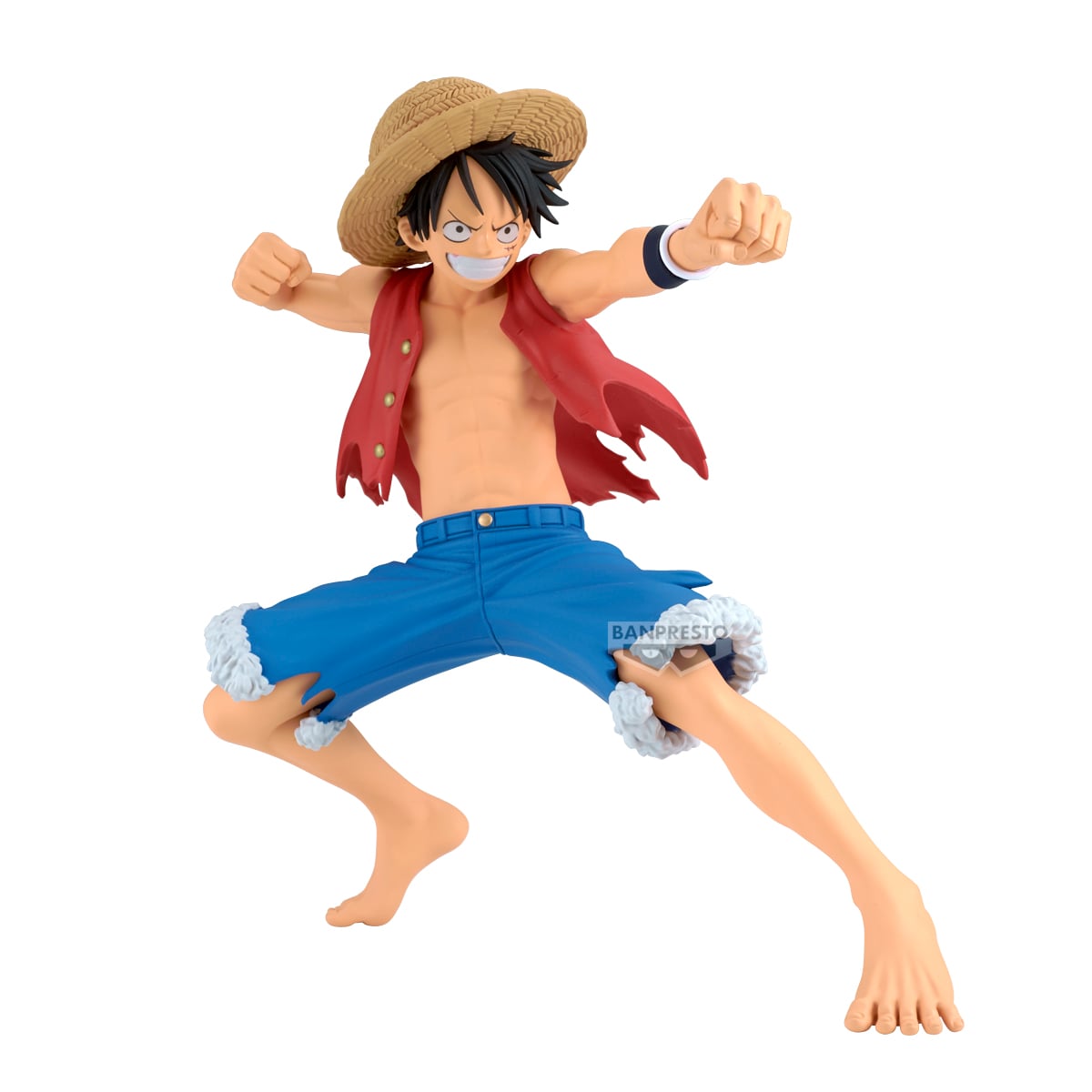 One Piece Cross Posing PVC Figure Monkey D. Luffy 16 cm