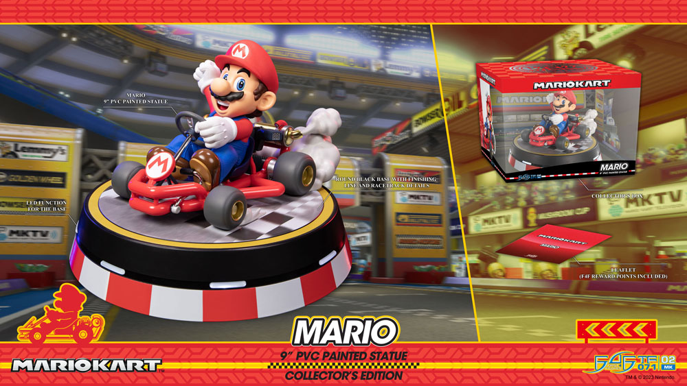 Mario Kart PVC Statue Mario Collector's Edition 22 cm - Afbeelding 11