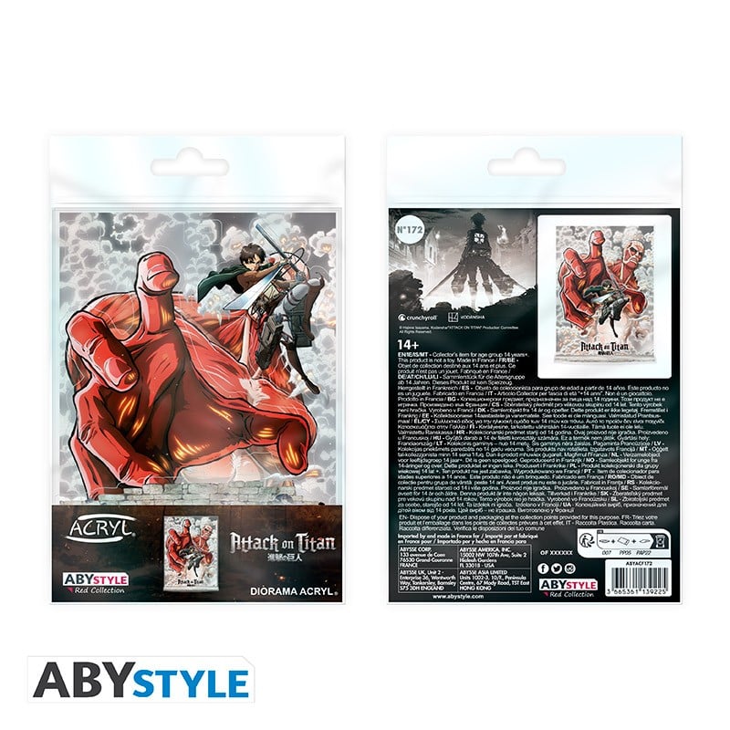 ATTACK ON TITAN Acryl® Diorama Eren vs Colossal Titan - Afbeelding 2