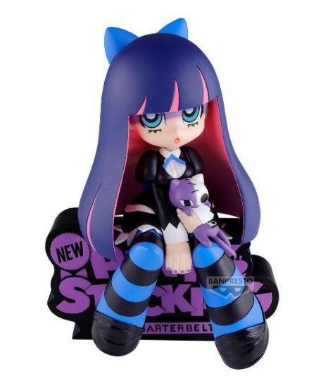 New Panty & Stocking with Garterbelt Monitor Top Figz PVC Figure Stocking 12 cm