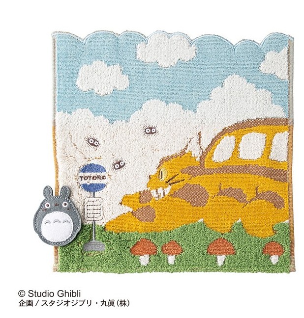 My Neighbor Totoro Mini Towel Catbus on it's way 25x25 cm