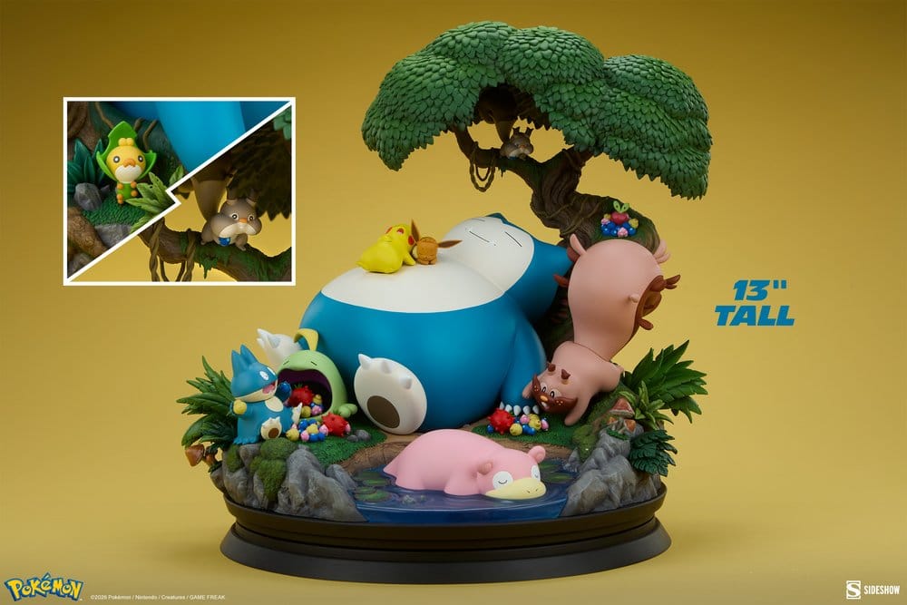 Pokémon Diorama Snorlax 33 cm - Afbeelding 8