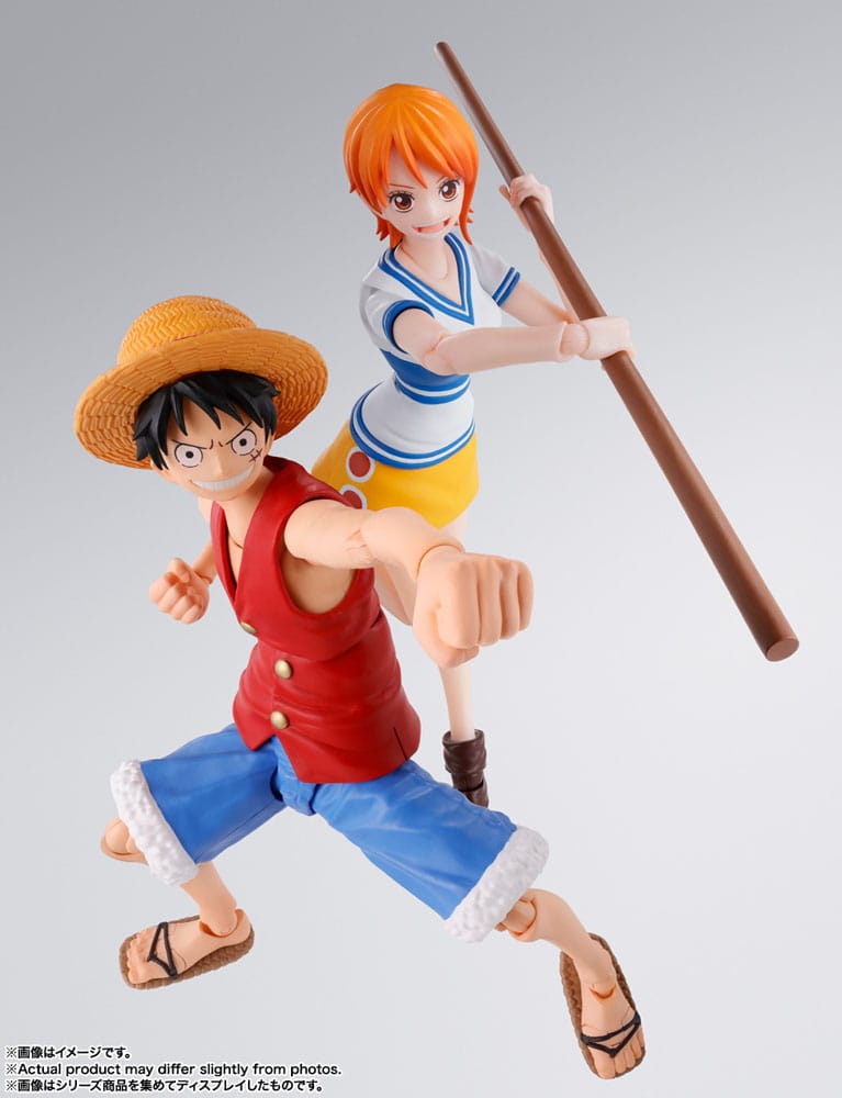 One Piece S.H. Figuarts Action Figure Nami Romance Dawn 14 cm - Afbeelding 12