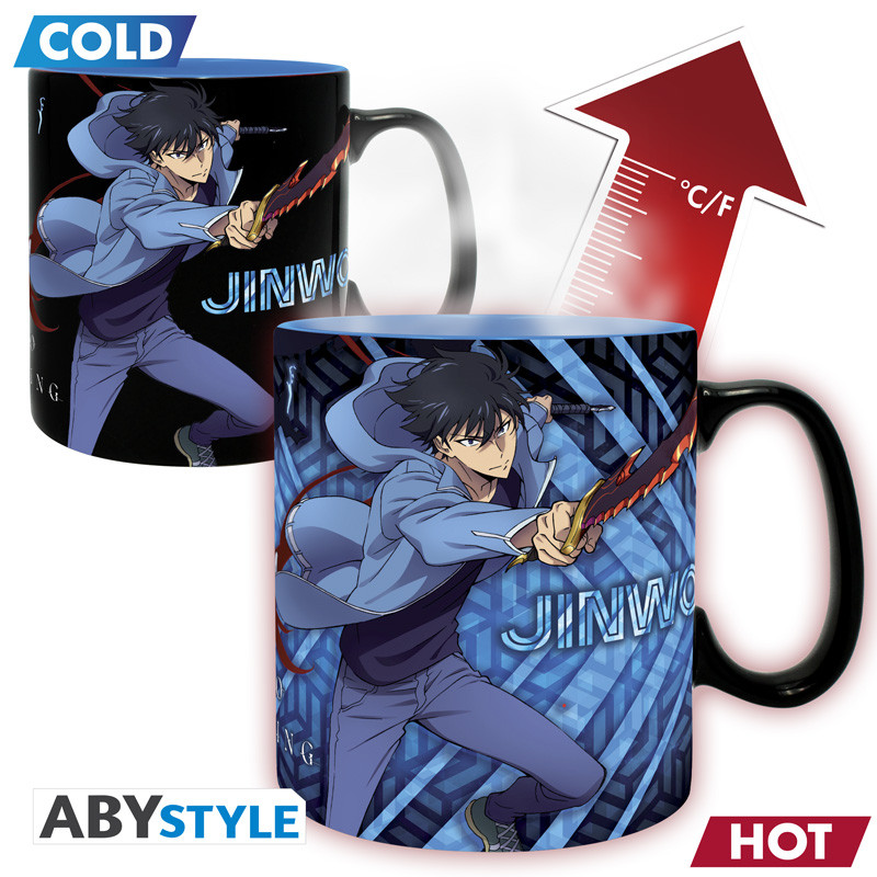 SOLO LEVELING Mug Heat Change Jinwoo & Igris