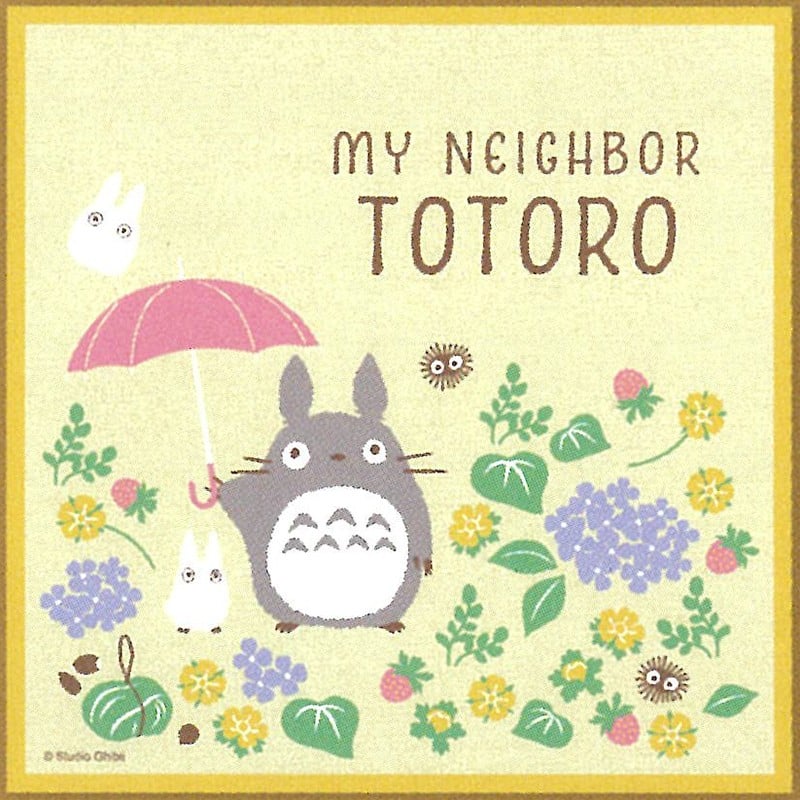 Studio Ghibli My Neighbor Totoro Table napkin Totoro holding umbrella - Afbeelding 2