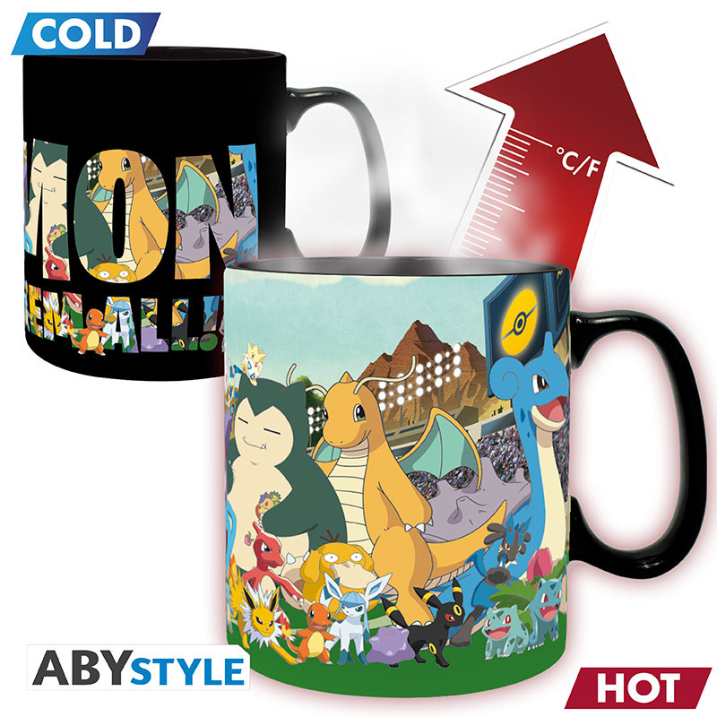 Pokemon Mug Heat Change Gotta catch em all