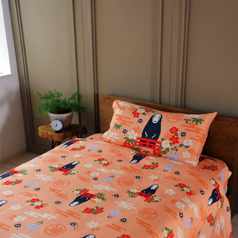 Spirited Away Natsu Bed Cover Set No Face & Flowers