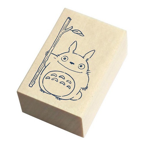 My Neighbor Totoro Totoro Wooden stamp 2.x3x4.5cm